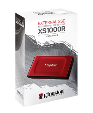 Kingston XS1000R 1TB external solid state drive (SSD) USB 3.2 Gen 2 external drive Kingston XS1000R 1TB external solid state drive (SSD) USB 3.2 Gen 2 external drive